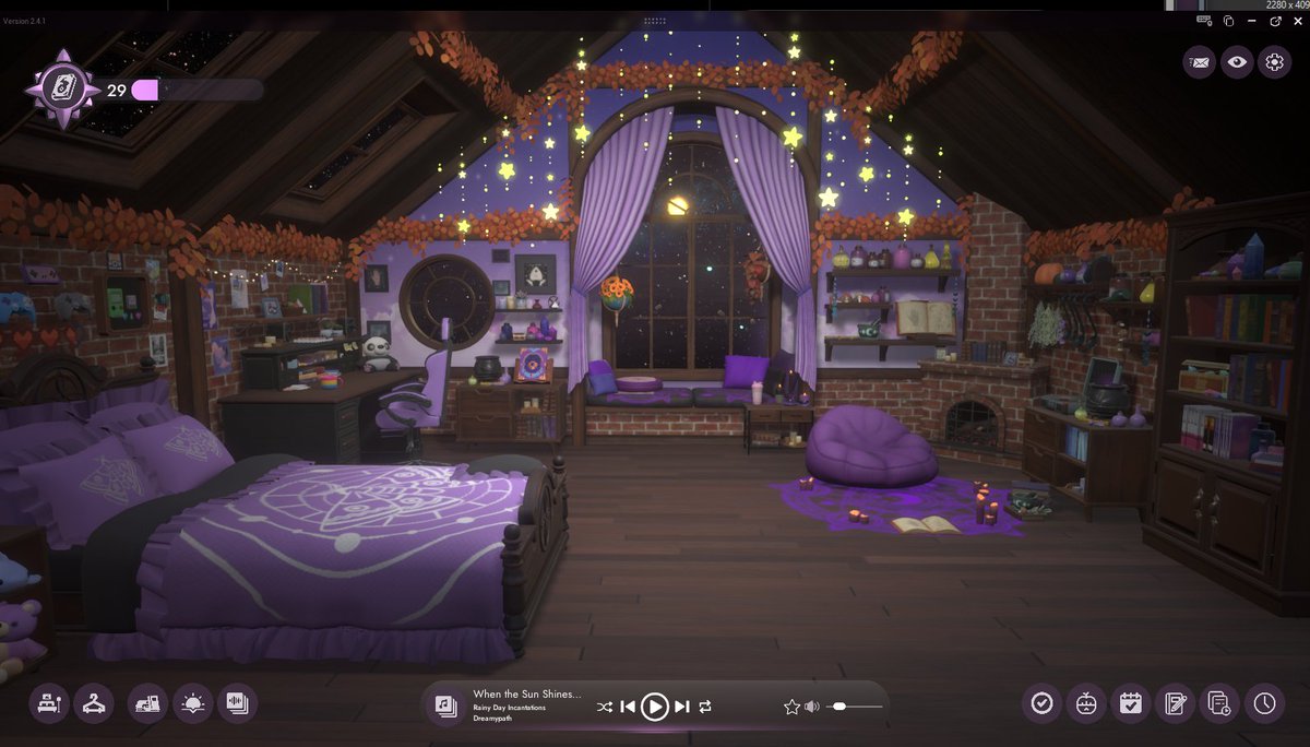 JennyTsukino's tweet photo. ~Nice dicks pra Vtubers:

Esse Jogo é perfeito e uma ótima opção pra quem quer um cénario fofo: você pode personalizar as cores, objetos, da pra trocar o cénario do lado de fora, da pra por sons ambientes, escolher a iluminação do dia, colocar lo-fi e ainda pode usar como gerenciador de tarefas, comfy ☝️💕