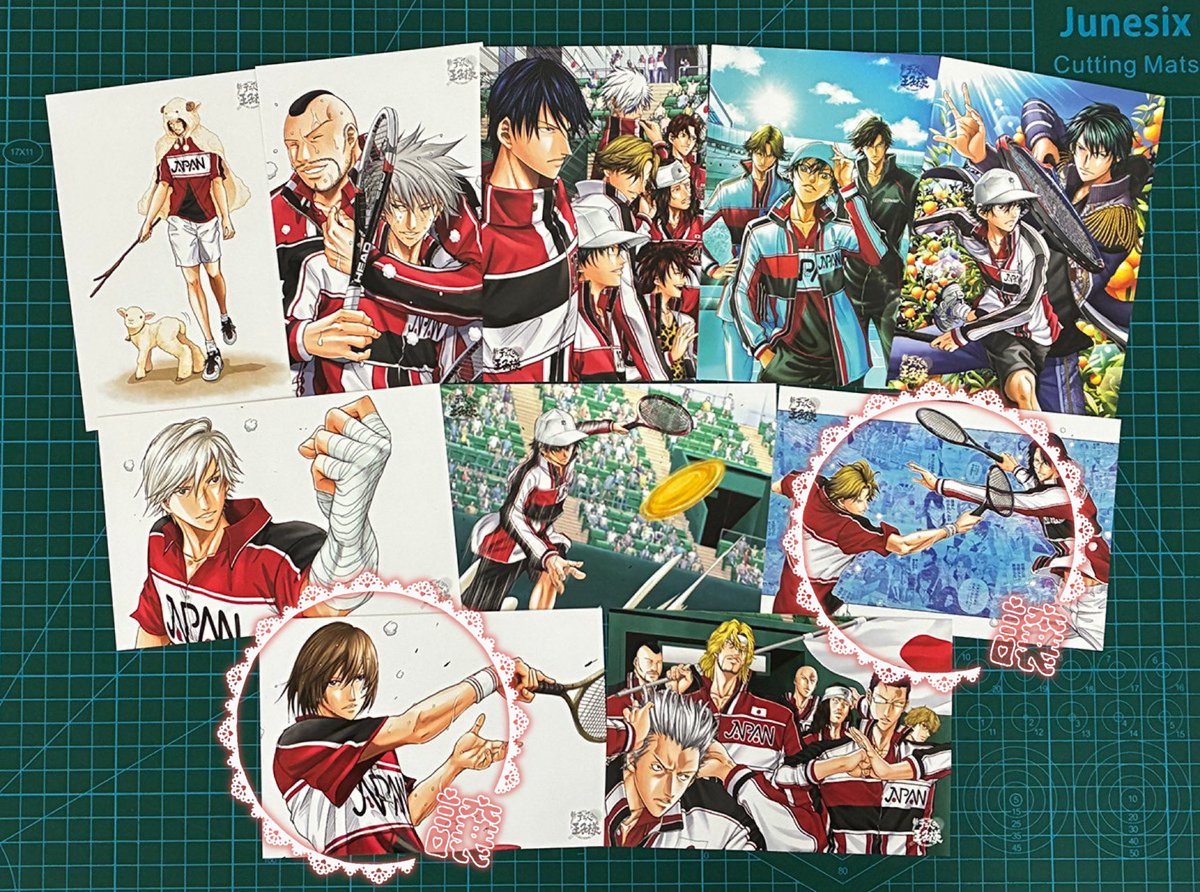 hal_5_can's tweet photo. @OkiniLing2 こんにちは。お求めのものはこの2点でよかったでしょうか？(テニプリ詳しくなくて、間違えてたらすみません)
また画像にもあった通りこちら初期傷があり、集英社に連絡してから交換になるためお時間かかりますがよろしいでしょうか？よろしければご検討ください。 https://t.co/RPHu8V9bVZ