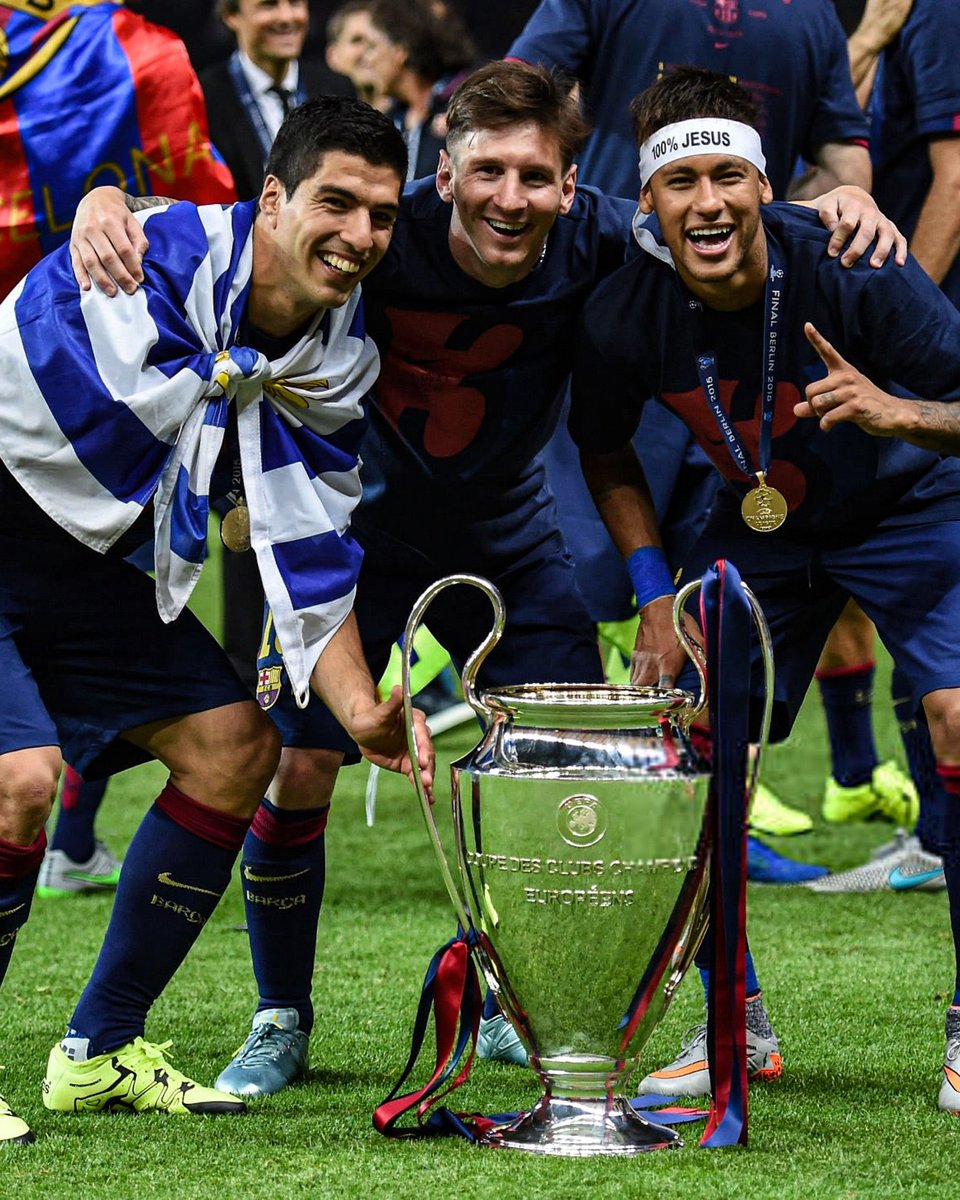 AtaqueFutbolero's tweet photo. 🥹🔙 Esta foto cumple 11 años…

➜ La última Champions League de Lionel Messi y la última del Barcelona.

➜ La única de Suárez y Neymar. https://t.co/fLijHfcIFE