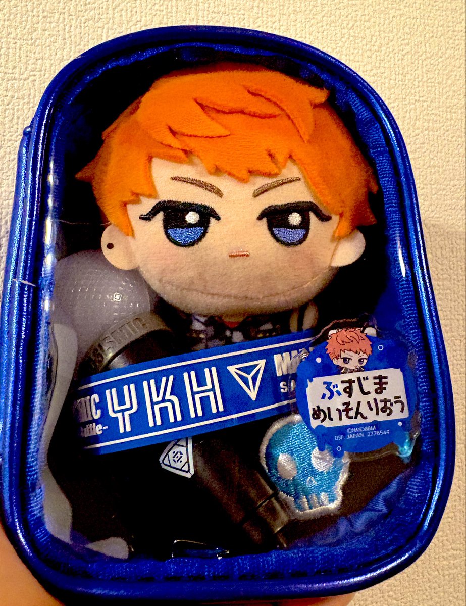 Rotonock's tweet photo. ぬいポーチの飾り用グッズ入れ替えた💙🧡 https://t.co/BxFPJOCNwz