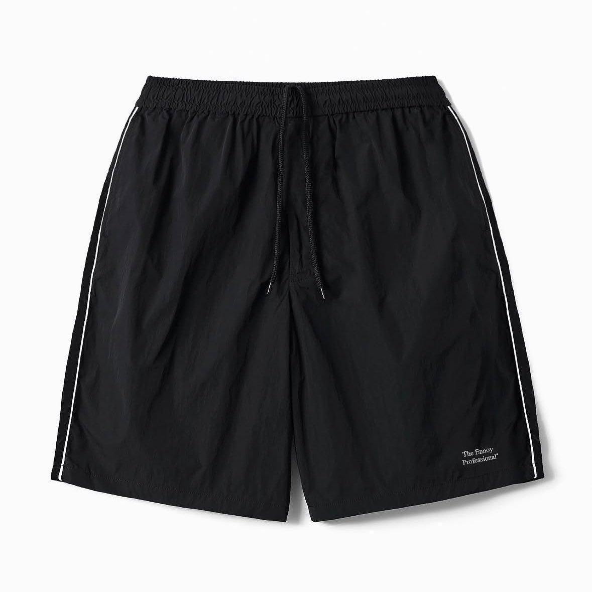 最終価格【 Ennoy 】 22SS Nylon Shorts Brown 希少 ENNOY × スタイリスト私物 「PIPING NYLON SHORTS」 両サイドの太め