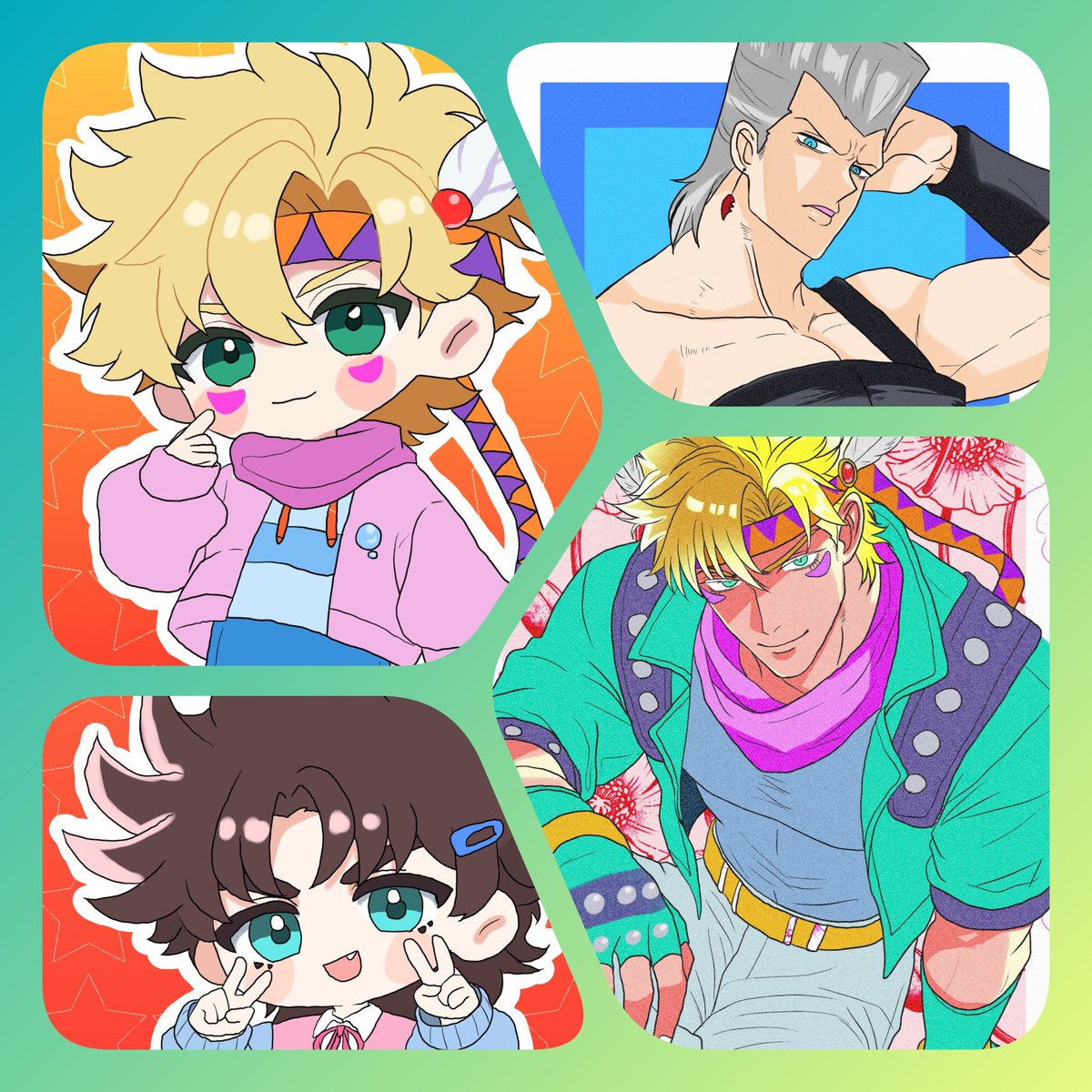 akise_salt's tweet photo. #ジョジョラー自己紹介シート
#ジョジョラーさんと繋がりたい
久々に繋がりタグしてもいいですかァん？🍀
腐女子注意です。プロカ見てね！ https://t.co/UKdXFwekUU