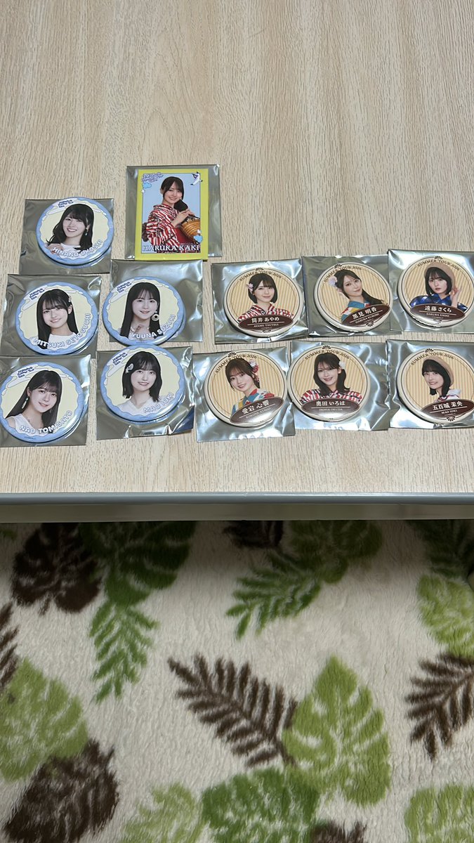 hiro317129's tweet photo. 乃木坂46  真夏の全国ツアー2026  全ツ　缶バッジ　トレ

譲　画像

求　中西A B 又はバスラ限定　森平A B

特典缶バッジの賀喜は同種の中西との交換のみでお願いします。
中西優先で探しております。郵送または横アリ1日目でのトレを希望しております。検索からもお気軽にお声掛けください。 https://t.co/qvlpQBJWcX
