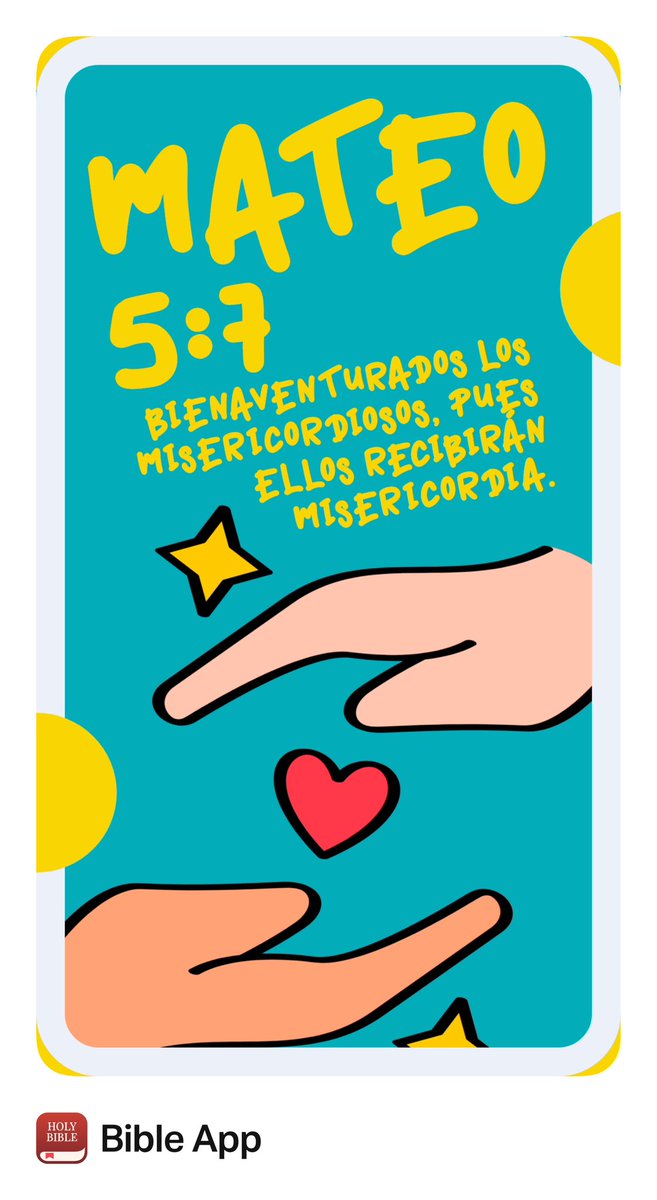 EmersonRobles's tweet photo. “Dios bendice a los que son compasivos, pues él será compasivo con ellos. Mateo 5:7 #Godisgood https://t.co/ngZUmyv5wm