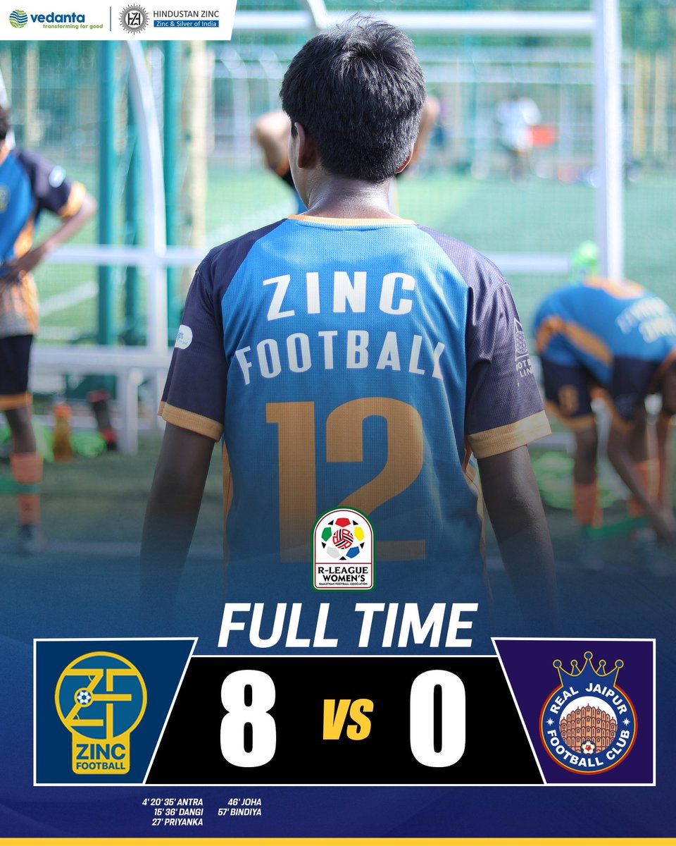 ZincFootball's tweet photo. We have DONE it… in style 🏆

#DeshKaSapnaGoalApna #IndianFootball #RLeague #Rajasthan https://t.co/XD1XHxsveh