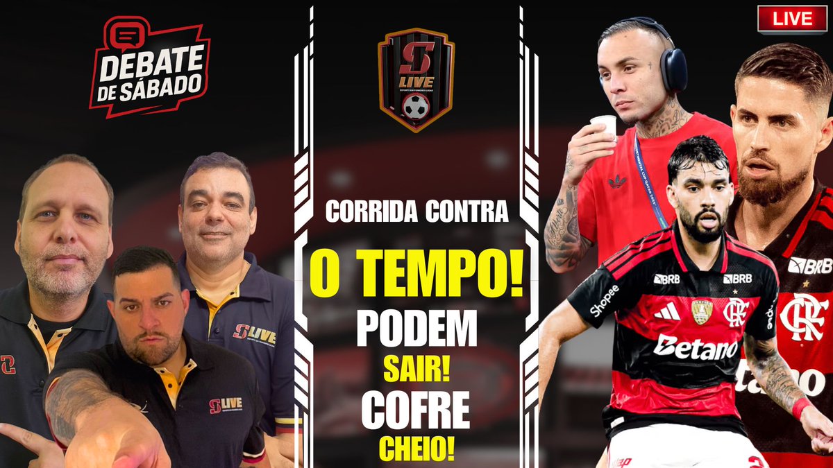 s1_live's tweet photo. 🔴⚫ Planejamento do Mengão no mercado! Vem debater as possíveis saídas, finanças, novas apostas e a situação do DM. 👇
🎙️@JulioMiguelNeto, @AllanMadi e @anunesrocha
⏰ 11h BRT
🔗 https://t.co/tOjZYB04AL
#Flamengo #S1Live https://t.co/iqikPE6aHv