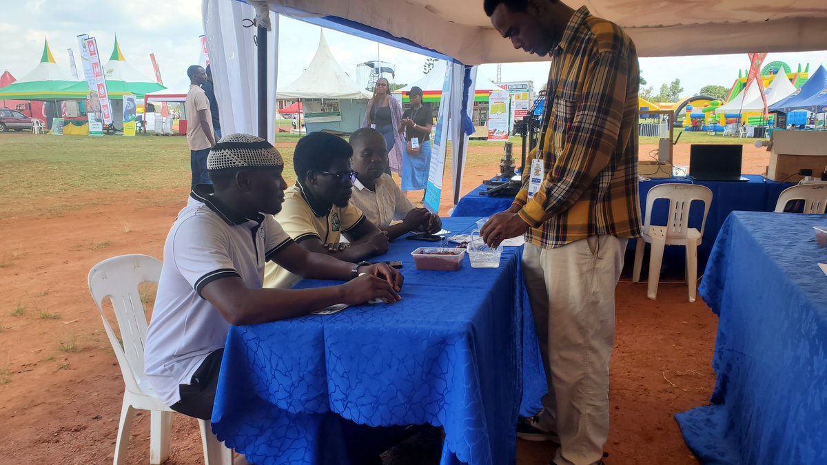 KampalaCDI's tweet photo. Day 1 of 9 at #UMAEasternFair2026! KCDI is running the Education Pavilion to drive Uganda's educational future. To deliver the new curriculum as intended, upskilling teachers with practical skills is vital.🇺🇬✨ #KCDI https://t.co/QSbjR6mSjn
