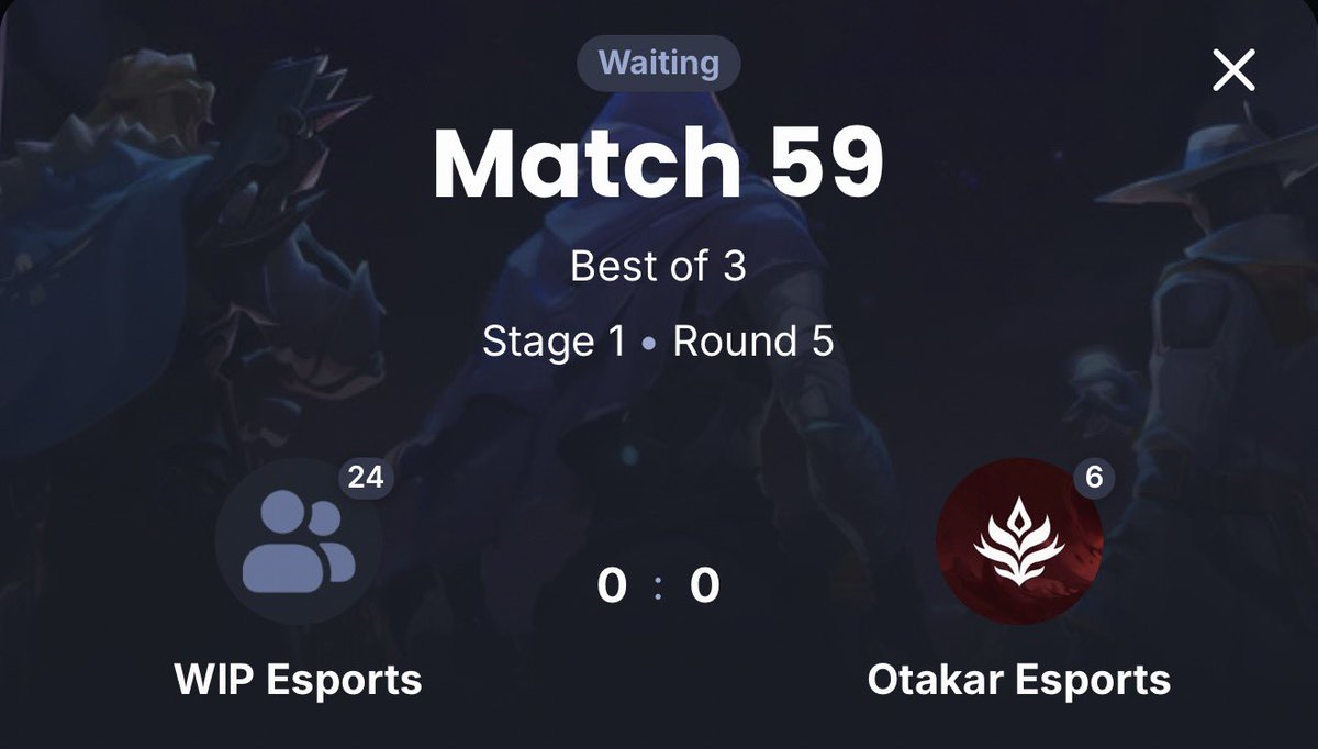 Otakar_esports's tweet photo. Y seguimos con el LCQ. Hoy gameday vs @WIP_EsportsTeam.

Empezamos a las 15:00 con el primer Bo3 del día.
📺 https://t.co/GZ5sRZhqy4

#NacidosParaReinar👑 https://t.co/lSYrUi8g2N
