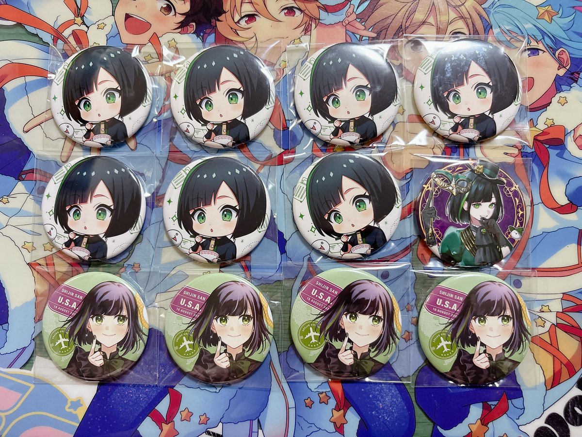 taketori_okin's tweet photo. 【讓渡】
アルジャン スペフェス 缶バッジ

讓
画像のもの

求
🍌：¥1000
🐟🌸：¥1000
🍜💚：¥1500
🍮：¥1100
別途送料

⚠️再交換/再讓渡目的の交換不可⚠️

大阪手渡し
郵送

よろしくお願いいたします。 https://t.co/ODyj8li23Z