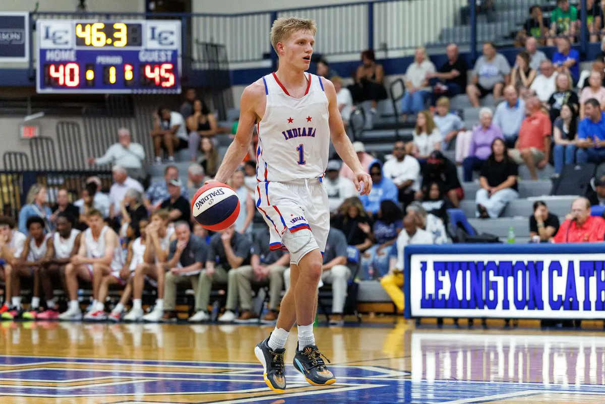 KyleNeddenriep's tweet photo. 'I just love it.' Indiana All-Stars enjoy time together, enjoy beating Kentucky. On the Indiana win in Lexington on Friday night: https://t.co/HFyQbibZtq https://t.co/VIr39c7TWn