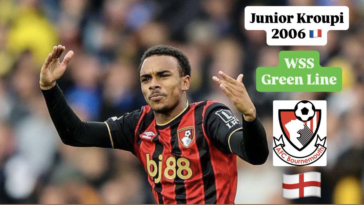 WSScouting's tweet photo. WSS Green Line 🟢
Junior Kroupi 2006 🇫🇷 🇵🇹 - AFC Bournemouth 🇬🇧 

#football #afcbournemouth #premierleauge #france #kroupi 
Valutazione scouting:
Livello attuale
8/10
Potenziale
9-9,5/10
Rischio di fallimento
Medio-basso
Potenziale mercato
70-100 milioni € se continua a crescere https://t.co/vw8jFPYBGo