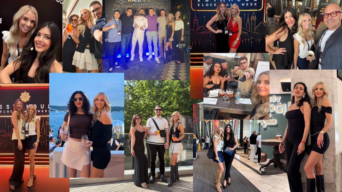 ClaireJRennie's tweet photo. Collecting friends around the world is my favourite part of this job 🫶

Absolutely loved Istanbul Blockchain Week 🇹🇷 https://t.co/S9lOzOkIGU