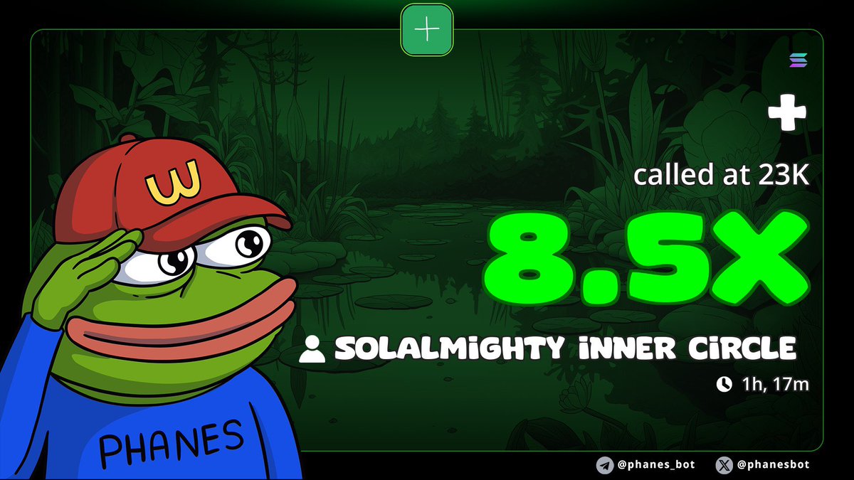 Solalmighty001's tweet photo. Incredible 8x pump from my call on $+    

$+ to the moon 🚀 📈 

#helevier #Altcoins #DOGE #Solana #Crypto #LoveIslandUK #zeudiners #trading https://t.co/clzPbnTFR5