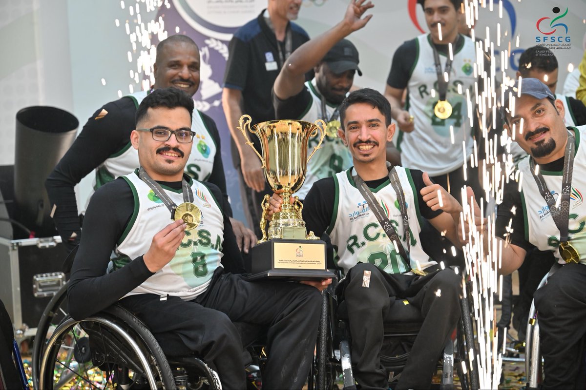 rcsn__sa's tweet photo. ارفعوا الصـــوت .. وعيشوا فرحــــة الأبطال بالذهــــب! 🏆✨

#نادي_ذوي_الإعاقة_بالرياض https://t.co/GvoALju0TZ