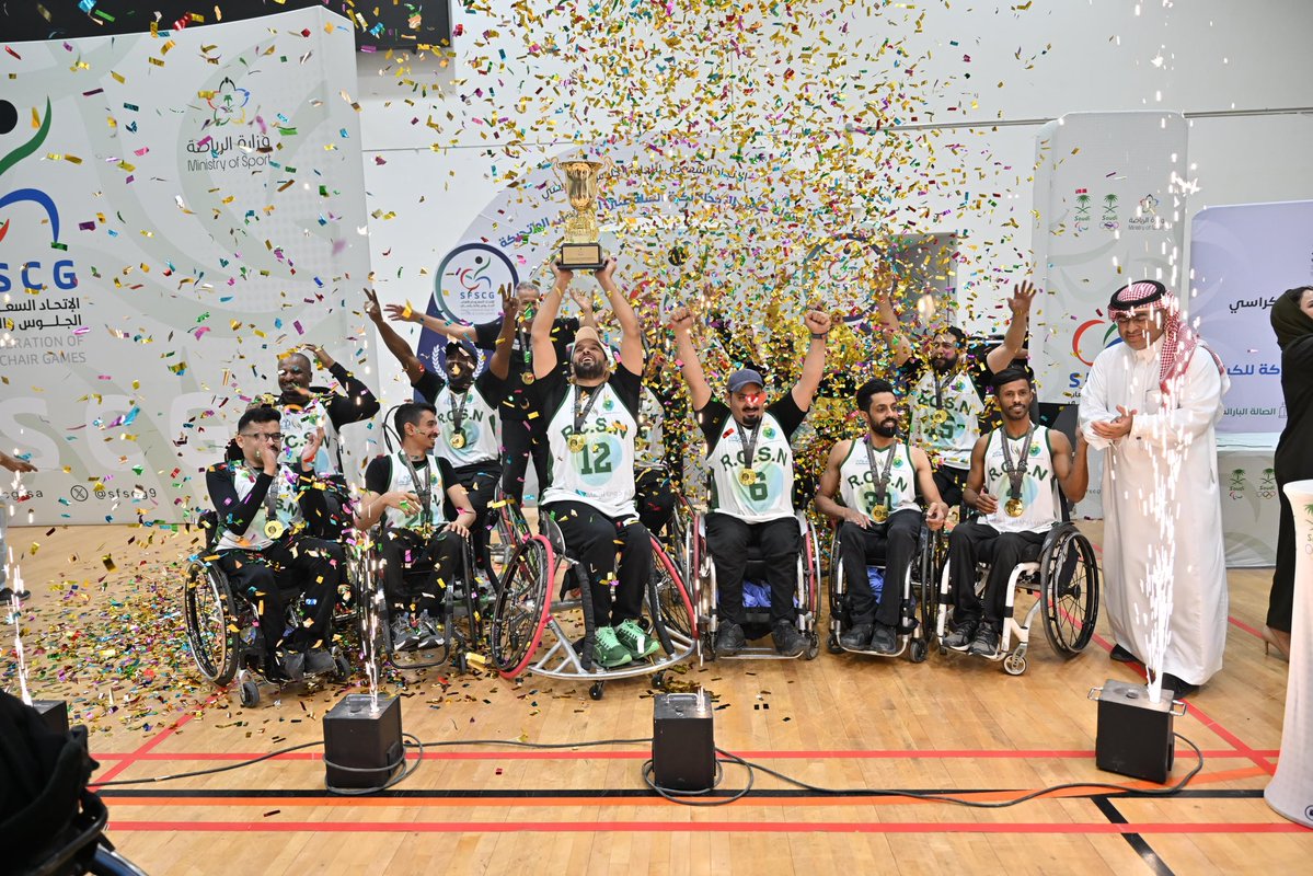 rcsn__sa's tweet photo. ارفعوا الصـــوت .. وعيشوا فرحــــة الأبطال بالذهــــب! 🏆✨

#نادي_ذوي_الإعاقة_بالرياض https://t.co/GvoALju0TZ