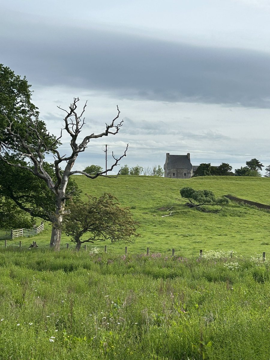 SutherlandGill's tweet photo. When your work day is in Jamie Fraser’s back garden…. #outlander #lallybroch #toughmudder https://t.co/k4JuhwpR3t