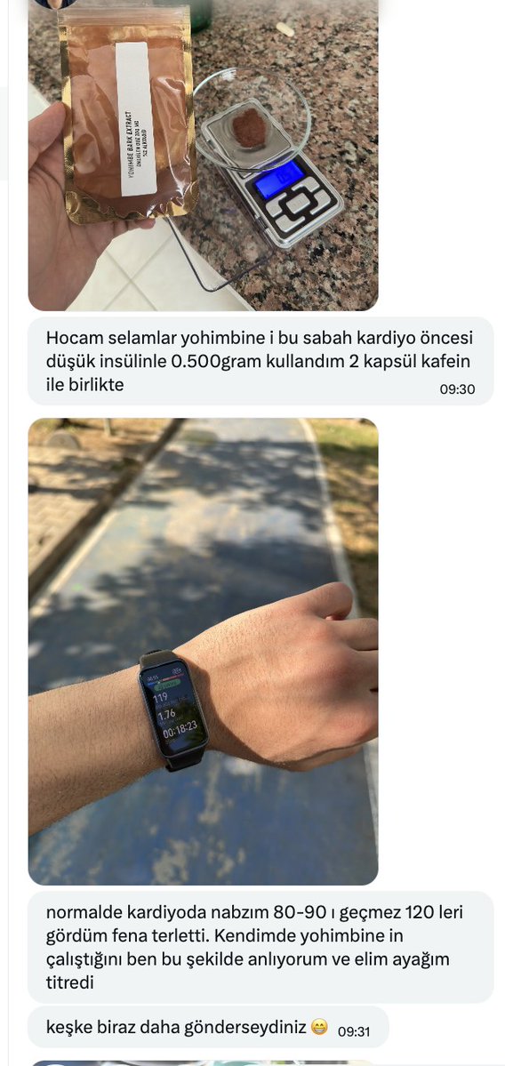 sefauygunn's tweet photo. İnatçı yağlarınız varsa dikkatli şekilde Yohimbine kullanabilirsiniz.

Sabah aç karna kahve + MCT yağı ve 500 mg yohimbine alıp sonrasında uzun bir yürüyüş, HIIT ya da ip atlama gibi yüksek tempolu bir egzersiz yapın.

Soğuk duş + sağlam bir kahvaltı ile birleştirin.

3 ay boyunca deli gibi terleyip, çok iyi yağ yakıp kendinizi  en iyi formunuza sokabilirsiniz. 

Güneş ve sıcağın tadını çıkarın.