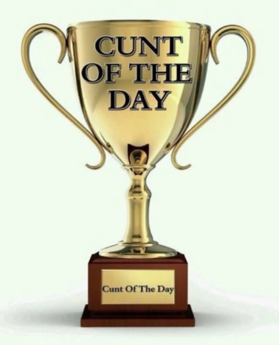 berminator13's tweet photo. @Poots1Poots @Palestinedaily1 Today’s winner #whatAcunt https://t.co/hVgHowx1Xu
