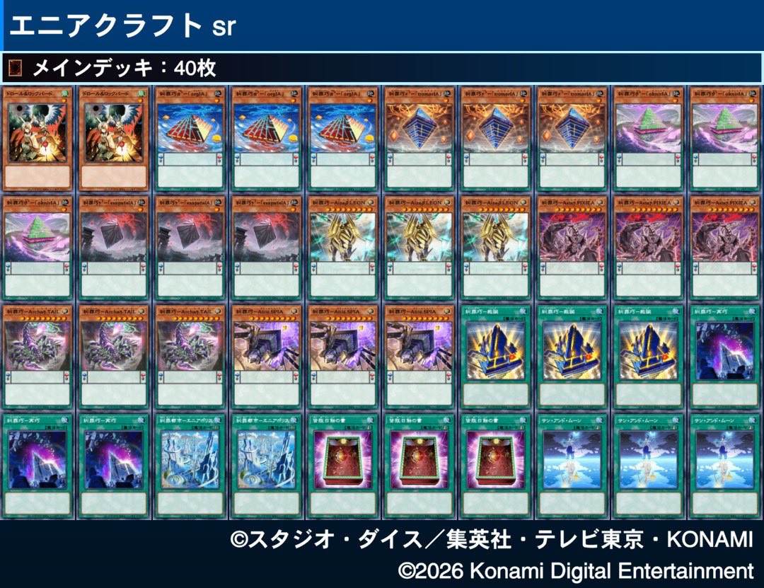 UnderSR_'s tweet photo. 第14回UNDER-SRトナメ（参加者：6名） ご参加ありがとうございました！ 
優勝：ええさん（@asagi_177）　エニアクラフト
おめでとうございます！
まさかのエニアクラフト使用率50%でした https://t.co/OYMWesg2u0
