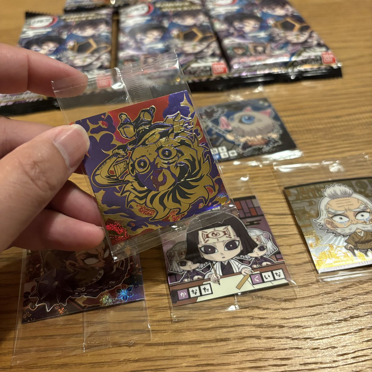 tomo_ark's tweet photo. 無限レアきたわーーー！(*'ω')

#にふぉるめーしょん 
#鬼滅の刃
#ヒノカミ神楽 https://t.co/VT7WMgFlJJ