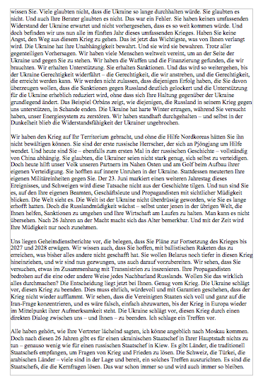 RobertJLorenz's tweet photo. +++ #TOPSECRET +++
Der Brief des Ukrainischen Diktators an den Präsidenten der Russischen Föderation : Ein Sammelsurium aus Lügen, Hass, Beleidigungen und Drohungen ! ... So stellt sich die EU Frieden vor !
#Wadephul #Ukraine #Merz #Putin #Iran #Gaza #Trump #Lanz #Miosga https://t.co/6abmCKkSKX