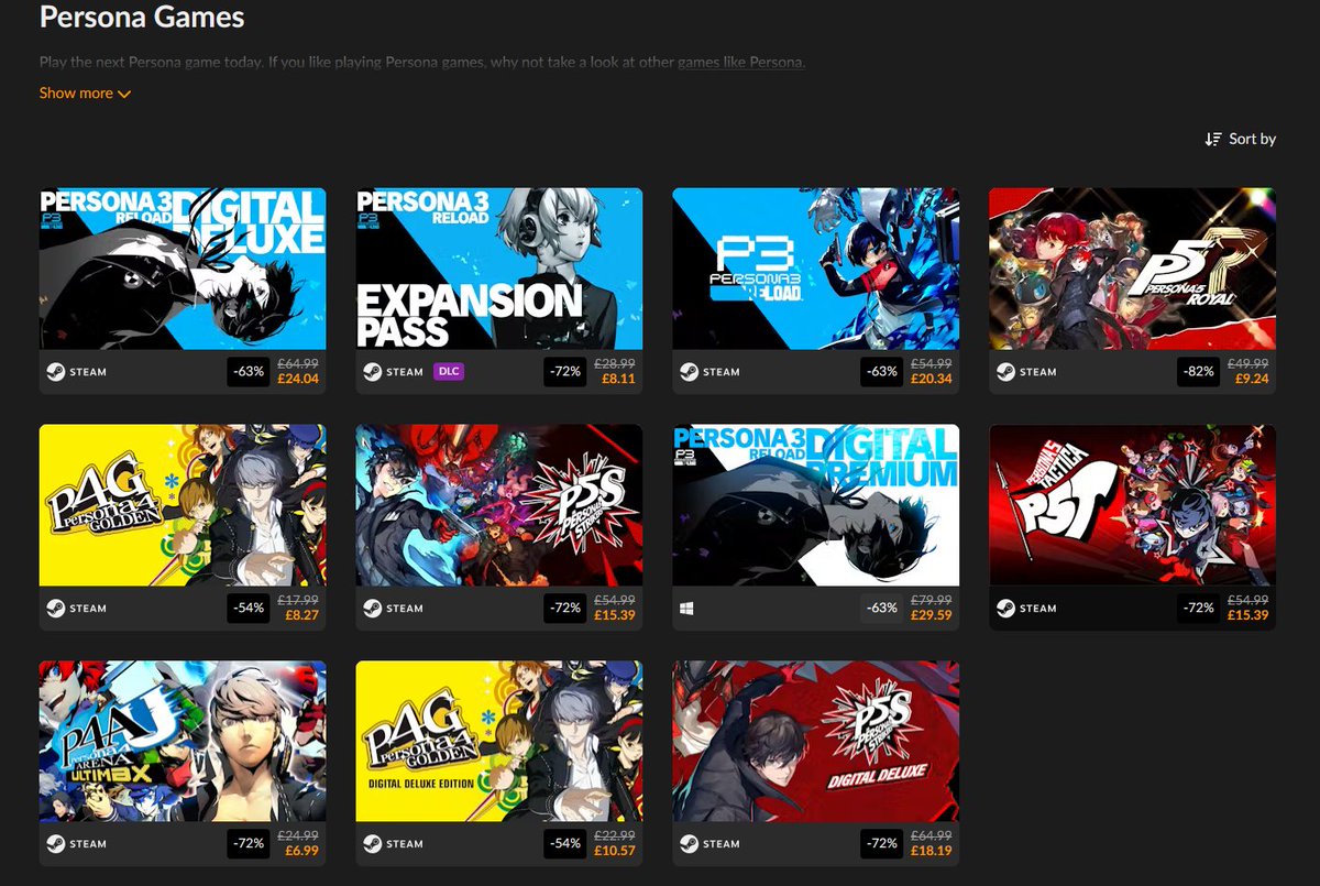 1oowiM's tweet photo. GIGA Persona sale on Fanatical, does it mean anything? Who knows... BUT TOMORROW IS THE DAY CHAT https://t.co/fxaME13lol