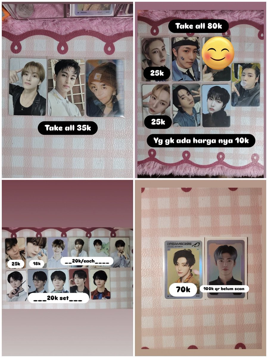 tiaayaa_'s tweet photo. wts readyy
photocard aab  nct  official
•dom palangkaraya, kalimantan
•harga belum incl admin oyen 
•boleh cod/DP 10k
•dapet freebies/snack/dll
•splitpay 
•boleh nego tipis yaa 
•condi bisa DM yaa 
Yang mau bisa dm yaa 💓 https://t.co/RDIG7BxdQQ