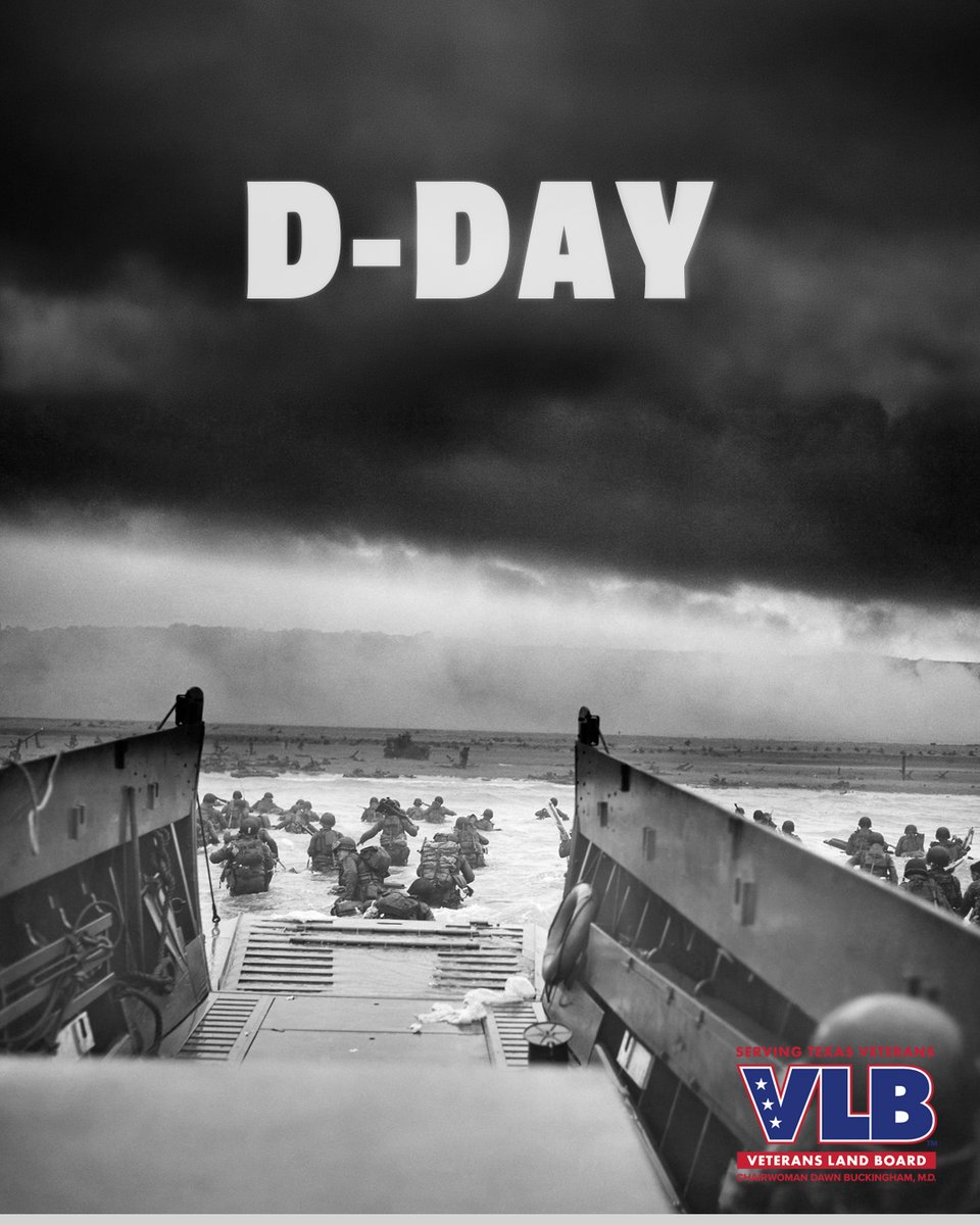 TXGLO's tweet photo. On the 82nd anniversary of #DDay, the GLO remembers and honors the heroes who fought for freedom and liberty during World War II.

We will never forget those who stormed the beaches of Normandy on June 6, 1944, and gave everything to protect our way of life.

We proudly salute all of our brave WWII Veterans. 🇺🇸