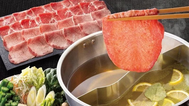 event_checker's tweet photo. しゃぶ葉
「初夏の牛たんフェア」開催中🥩

牛たん食べ放題に加え、
赤城山麓豚 / 牛みすじ
野菜 / カレー / 麺/ デザートまで
好きなだけ楽しめる贅沢コース✨

平日ランチ3,519円～

→ https://t.co/4HMnQ3J8NB https://t.co/yv5ag8NUGt
