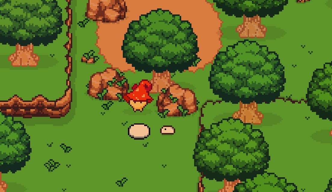 WhiteSlimeGames's tweet photo. Something strange appeared in the forest today... 👀

Our slime and his buddy Tipy don't know what to think. Friend or foe?

Follow for more cozy pixel art adventures 🐌✨

#ScreenshotSaturday #indiedev #gamedev #pixelart #cozygames #madewithunity #2dgames https://t.co/9CnzeYEJZc