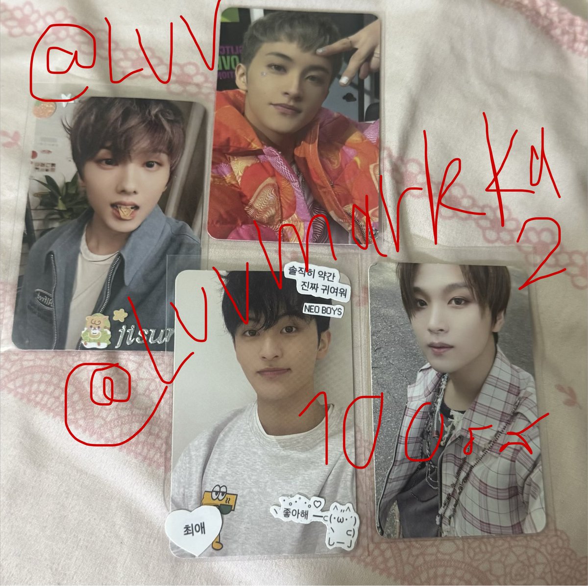 luvmarkka2's tweet photo. 100 รสทุกใบ
dm 💌 หรือ line; @157kjilk (mussugoo)
#ตลาดนัดnct #ตลาดนัดnctdream #ตลาดนัดอซท https://t.co/toLk1lptlt