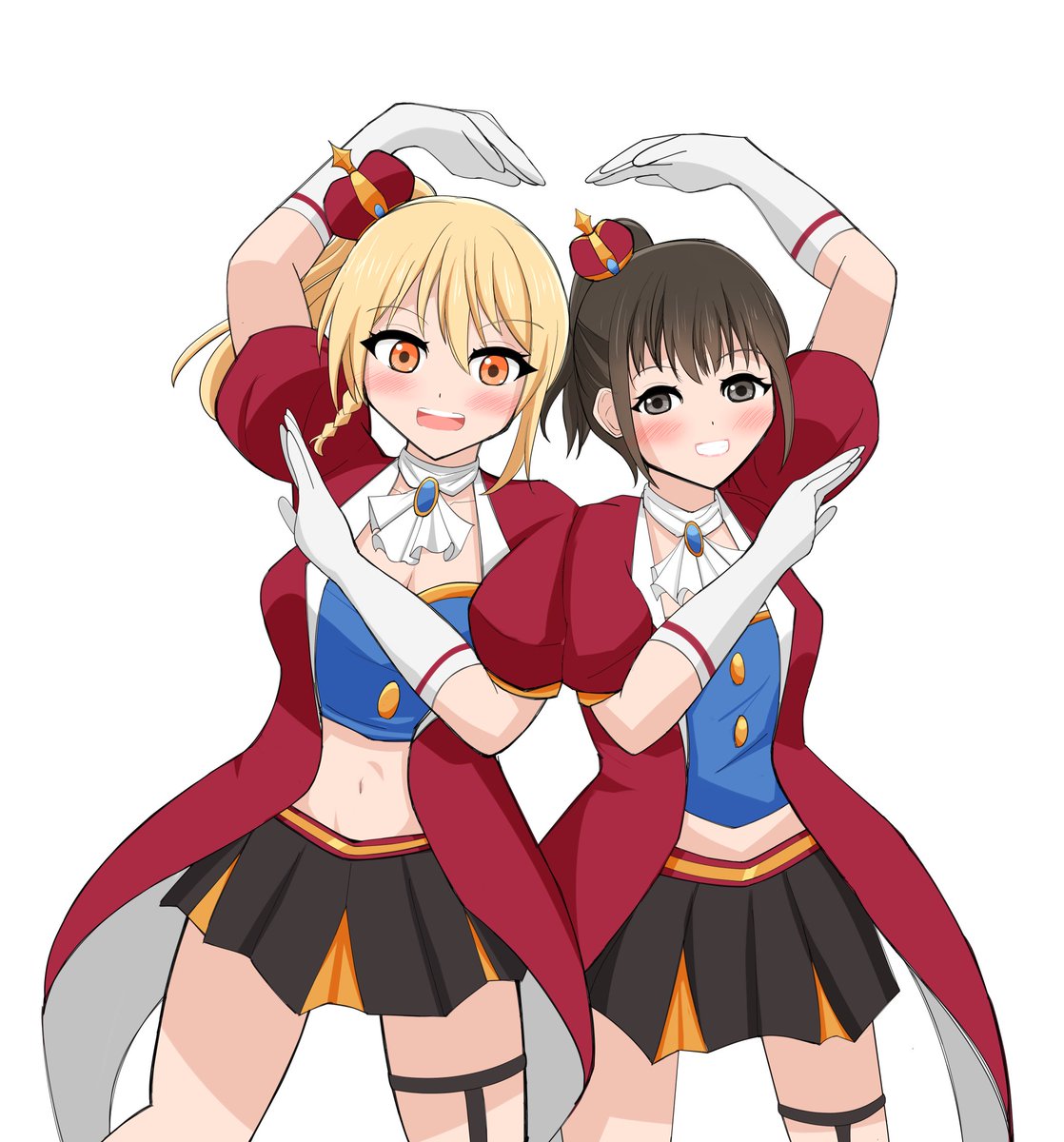 flower_AI_M's tweet photo. フラスタの素敵なイラストは今回も糸こんにゃク(@itokon505)さんに描いていただきました！愛さんとなっちゃんのCircle of Loveは本当に最高の愛を感じられました👐
そして大阪公演での協賛者パネルになります！皆さまのご協力に感謝です🙏 https://t.co/KstzDKIEIW