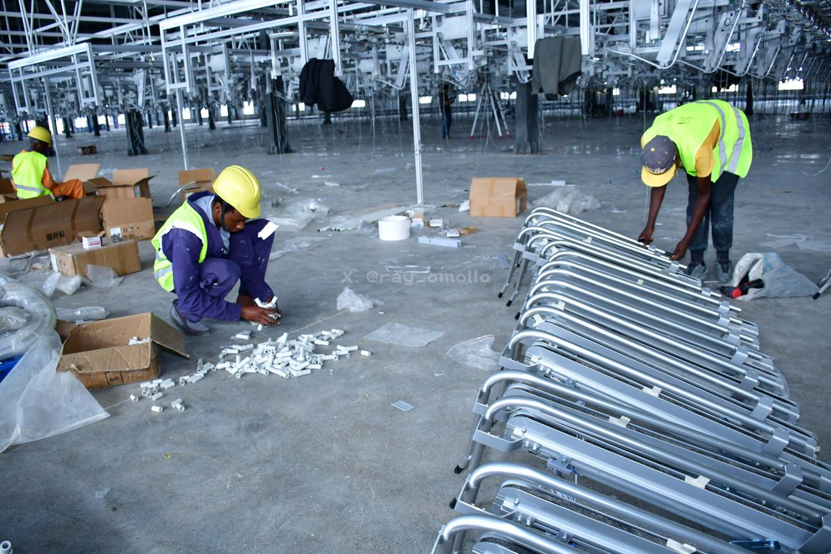 ray_omollo's tweet photo. Konza Technopolis is rapidly emerging as a major manufacturing and export hub through the development of the upcoming Export Processing Zone (EPZ), supported by the flagship Lucky DJX Jeans industrial complex. 

Developed under the oversight of the Export Processing Zones Authority, the project features four fully completed industrial warehouses, each providing approximately 32,000 square metres of modern manufacturing space designed to support large-scale production and global trade.

The facility features a solar manufacturing company focused on green technology solutions and a state-of-the-art textile enterprise specializing in high-volume denim and apparel production. 

Specialized machinery is currently being installed ahead of the facility's launch, while an integrated industrial washing plant will support the treatment, finishing and preparation of garments for export markets. 

The development reinforces Konza's vision as a plug-and-play industrial destination within Kenya's Silicon Savannah.

The project is also set to become a major employment catalyst, with ongoing recruitment expected to create between 15,000 and 20,000 direct jobs once all production lines are fully operational. 

Through coordinated security, administrative oversight, investor facilitation and maintenance of a stable operating environment, the State Department for Internal Security and National Administration plays a critical role in supporting the smooth functioning of the EPZ, strengthening investor confidence, safeguarding industrial assets and enabling sustained job creation and economic growth. MORE PICS - https://t.co/iQv6b2VRov