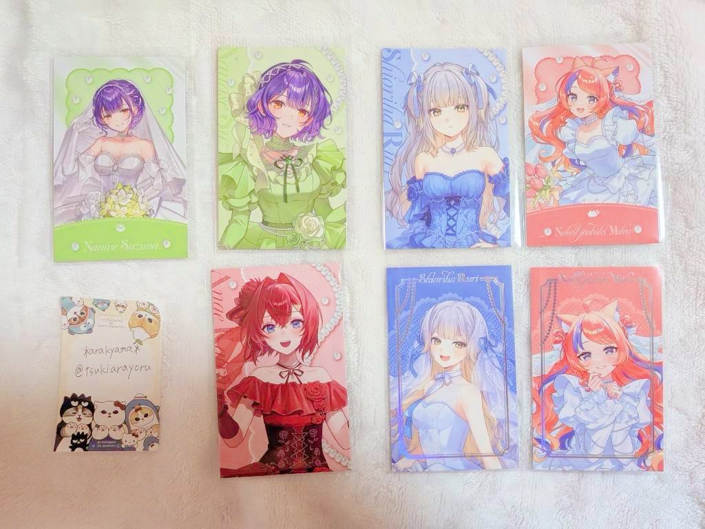 tsukiarayoru's tweet photo. 【交換】 にじさんじ Luminous Marriage ジューンブライド2026 特典 ポップアップカード フォト風カード

譲)画像1〜3枚目

求)画像4〜6枚目 求マーク(リプ欄)

ある程度決まるまでは同性同士の交換。
都内手渡しか郵送での交換。
どなたかいらっしゃいましたら、よろしくお願い致します。 https://t.co/7McLYl1yTp