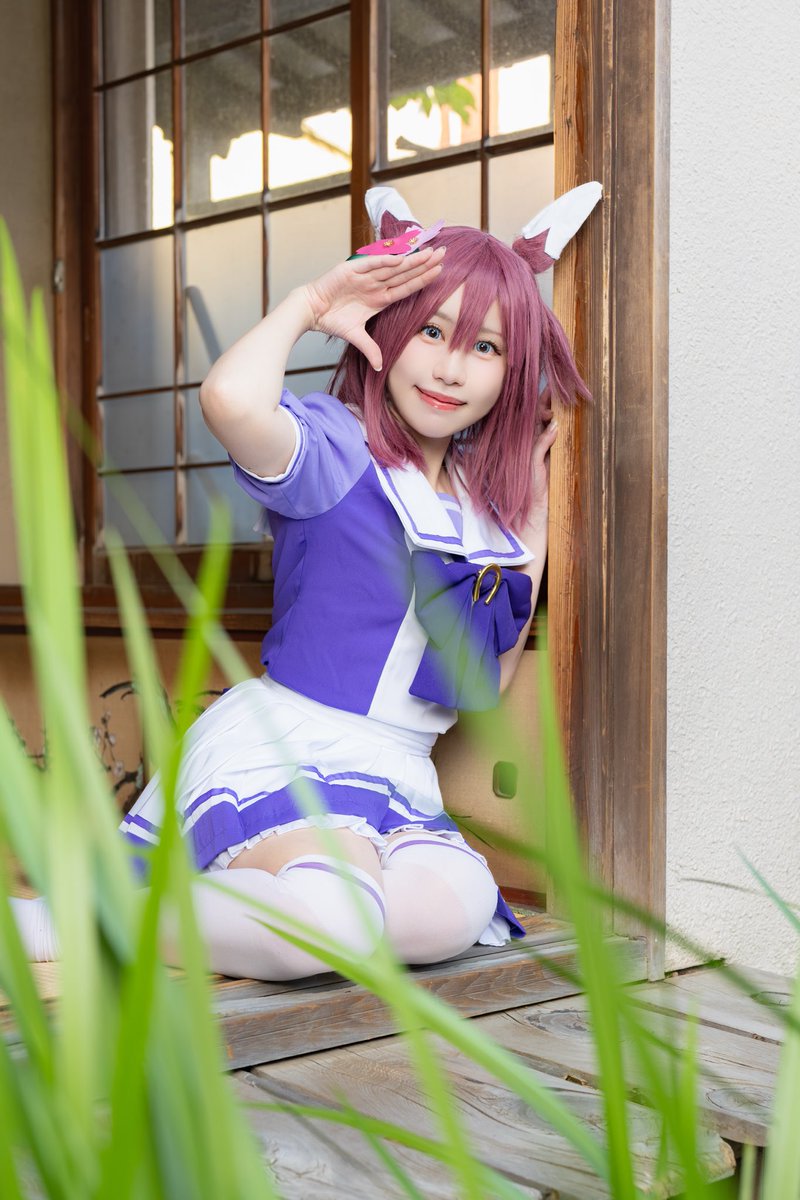 re2pi_cos's tweet photo. トレーナーさんっ！こっちですよーっ！

Cosplay🎀ウマ娘/サクラチヨノオー
photo📷@fumifumi_24_ https://t.co/QcqNDFMntg