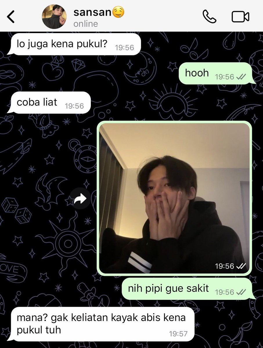 blvrnight's tweet photo. wxxsxn onetweet au ; 
daily chat pasangan akur. mengandung ketikan senonoh https://t.co/kotQC3tyII
