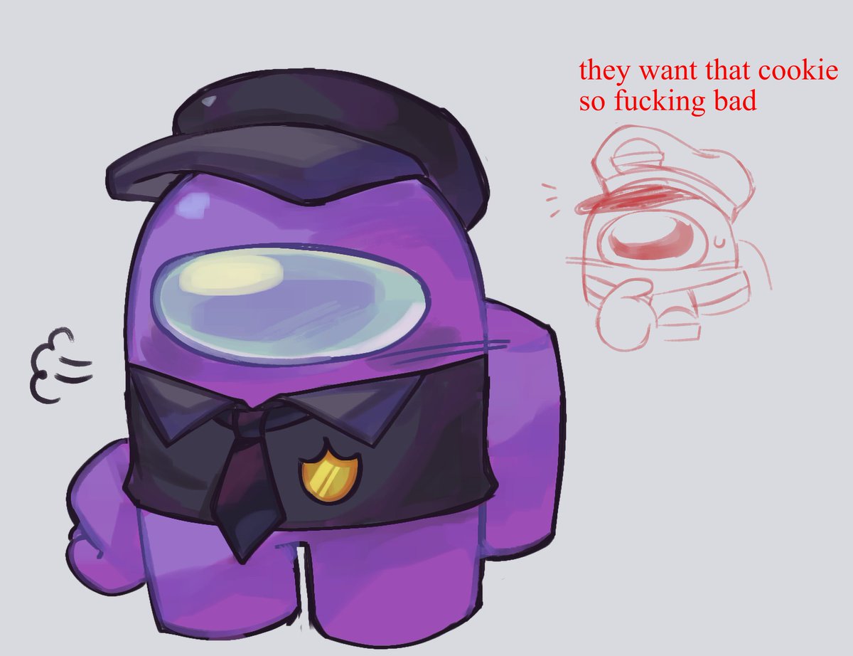 planetaryplead's tweet photo. #amongusshow / #amongus 

Purps before I bombard them with 102072090 headcanons https://t.co/1nAoknpyHX