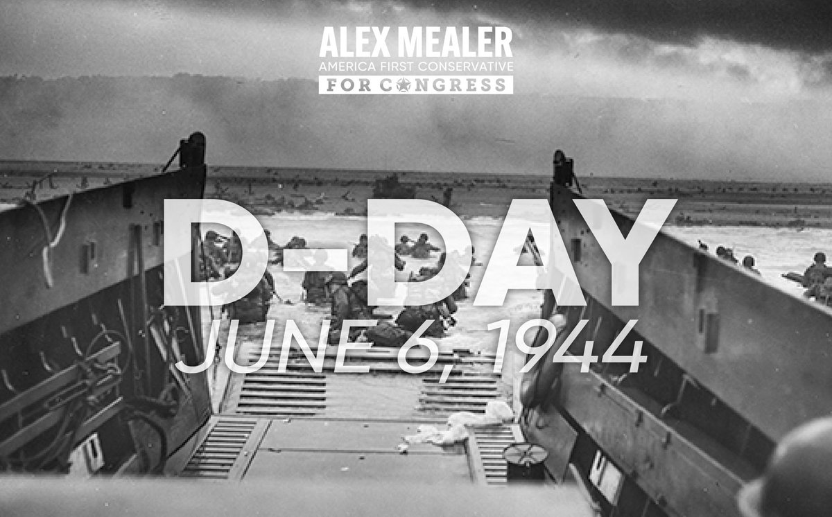 AlexMealerTX's tweet photo. Today, on the 82nd anniversary of D-Day, we honor and remember the bravery of the Allied soldiers who stormed the beaches of Normandy in the name of freedom. https://t.co/eOLTBaDW0l