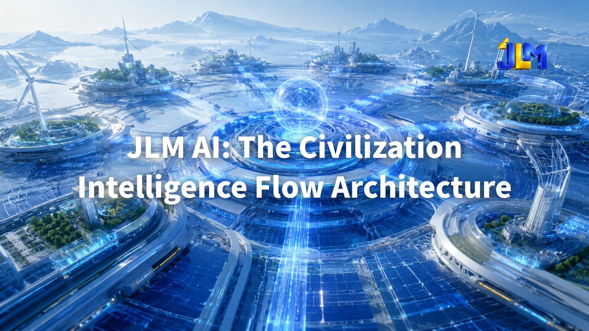 JLM_AI's tweet photo. Civilization is not defined only by intelligence.
It is defined by how intelligence flows.

JLM AI is building the architecture for civilization-scale intelligence flow.

#JLM #AI #Web3 #FinTech

https://t.co/5kjXOLc3u3 https://t.co/5xGWRLcNl2