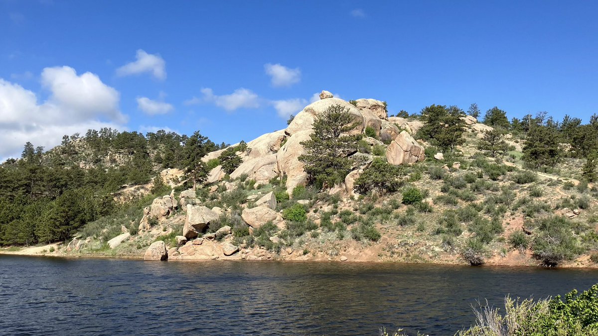 OutdoorSugar's tweet photo. Great few days camping in Curt Gowdy State Park in Wyoming. Lots of outdoor rec here. Camping, fishing, hiking, biking, etc. best of all, NO Fire Restrictions at the moment. Man, did that campfire feel nice! #Wyoming @Liberty53000_ @spazzaturina https://t.co/NZgqT8peni