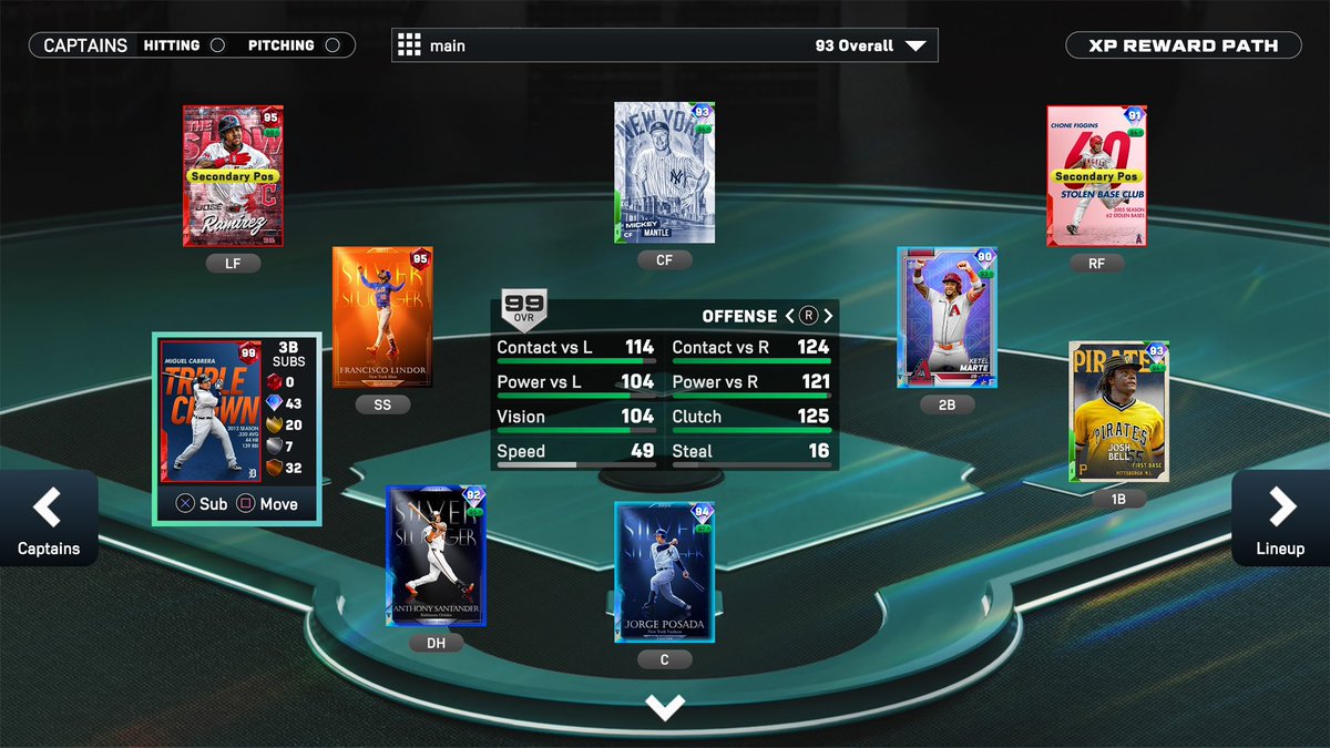 itsdimer's tweet photo. My team heading into #WeekendClassic ! Comment a picture of your squad heading into the weekend!!๐ฅ๐
#MLBTheShow #MLB https://t.co/zWYRoWP5Y6