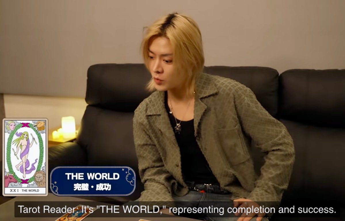 Toritorisan95's tweet photo. Omg… YT pulling “World” as the best card…again MY MIND initially read it as WORLD tour! 😀
And the reader said “being fully prepared and already in a perfect state” Yes, Yuta… u are ready to have that solo world tour! 😉
#YUTA #中本悠太　
#悠Tube https://t.co/7lTAWu1Ilm