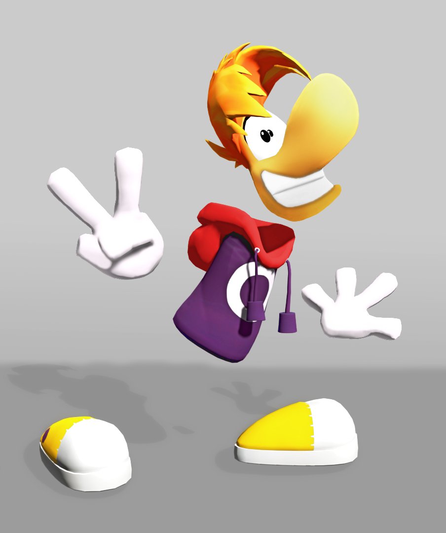 ShowinGrowin's tweet photo. A quick example of how this might look with actual posing/expressions.

I'm telling ya the key to ubiart in 3D is the rayman 3 style. https://t.co/mjKJk87klu