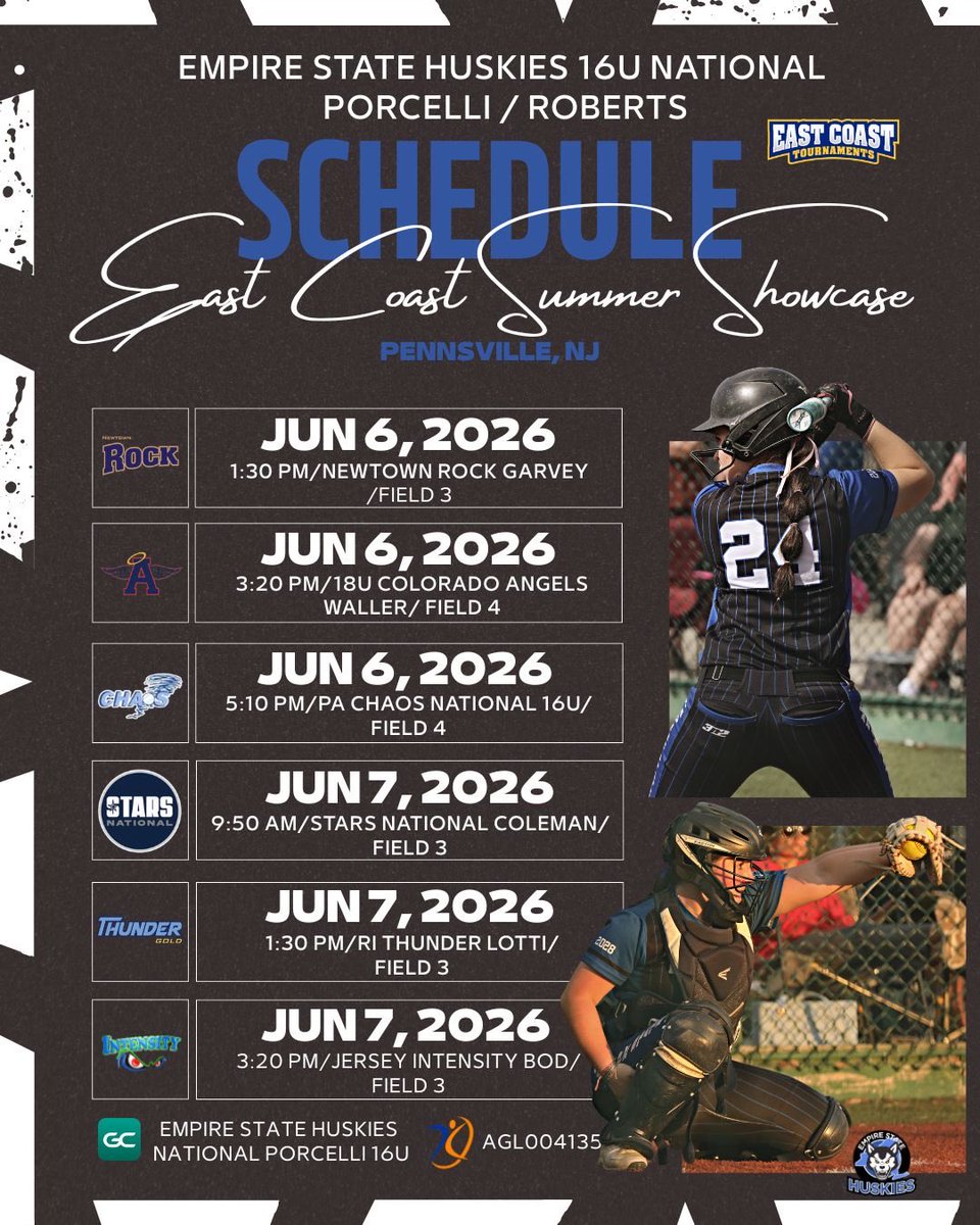 SOConnell2028's tweet photo. Can’t wait to get back on the field today with my @ESH16UNational teammates at East Coast!! LETS GO!!💙💙

🐾 🐾 🐾 @EStateHuskies @ESH16UNational @CoachJoeHuskies @CoachPenny_OLY @Johnknopf10 #GDTBAH #RowTheBoat #Elevate

💙🧡💙 @HattersSoftball @ChipSalvestrini 

🥎🥎🥎 @AllStarBatting1 @SoftbalAmerica @ExtraInningSB @LineDsoftball @DiamondAddicts @los_stuff @TopPreps @SBRRetweets 

☘️🇮🇪☘️ @IrishFPSoftball