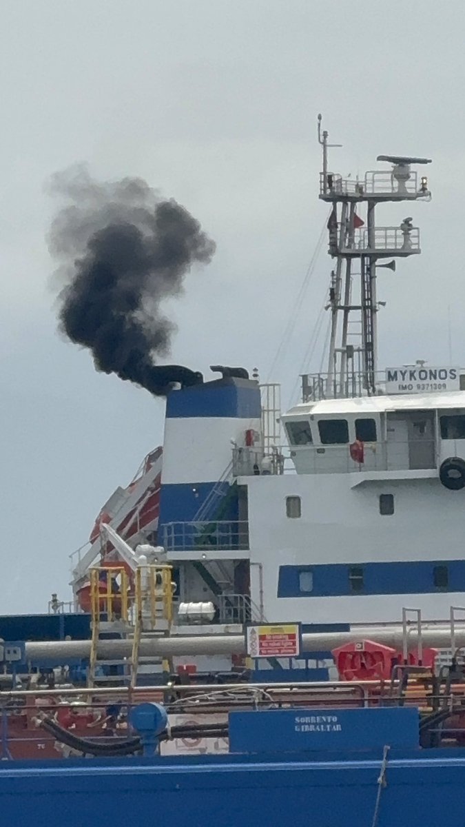 RissoRaymond's tweet photo. @cortes_john we are told to walk or cycle or use public transport in order to avoid excess pollution,yet bunkering is the worst form of pollution in 🇬🇮 followed by  personal vehicles. Is government ever going to do something about this serous public health problem ? https://t.co/OCIGaptX9d