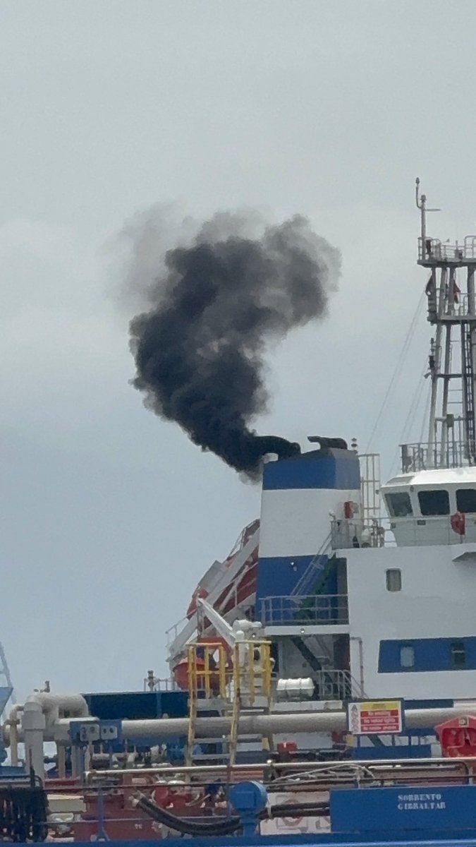 RissoRaymond's tweet photo. @cortes_john we are told to walk or cycle or use public transport in order to avoid excess pollution,yet bunkering is the worst form of pollution in 🇬🇮 followed by  personal vehicles. Is government ever going to do something about this serous public health problem ? https://t.co/OCIGaptX9d