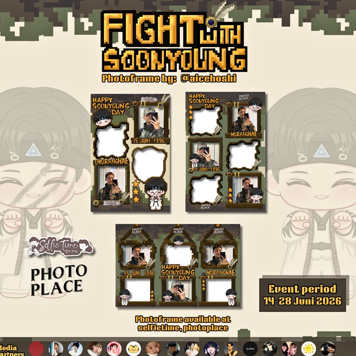 sunshina__'s tweet photo. 🐯 FIGHT WITH SOONYOUNG 🥊

Kwon Soonyoung Birthday Photoframe by @aicehoshi

Charyeot! Kyeong-nye! 🥋 Get ready to kick it with Hoshi! Put your game face on🥊💥

📅 June 14-28, 2026
📍Selfietime &amp; Photoplace
⤿details bellow

Don't forget to use the hashtags! #FightWithSoonyoung https://t.co/ft9Nk34w8I