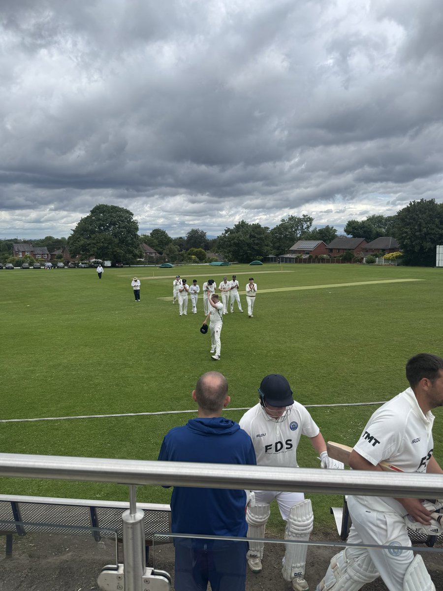 burycc's tweet photo. Breckin finishes off the innings in style, bowling Woodley out for 55, and taking 9/23 off 13.4 overs https://t.co/81mT3sYGf8