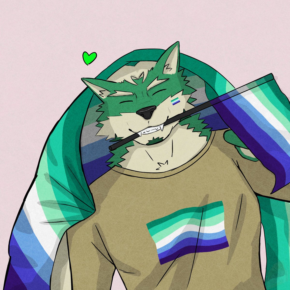 meraldion's tweet photo. happy pride month!💚 https://t.co/TdevdrYdxb