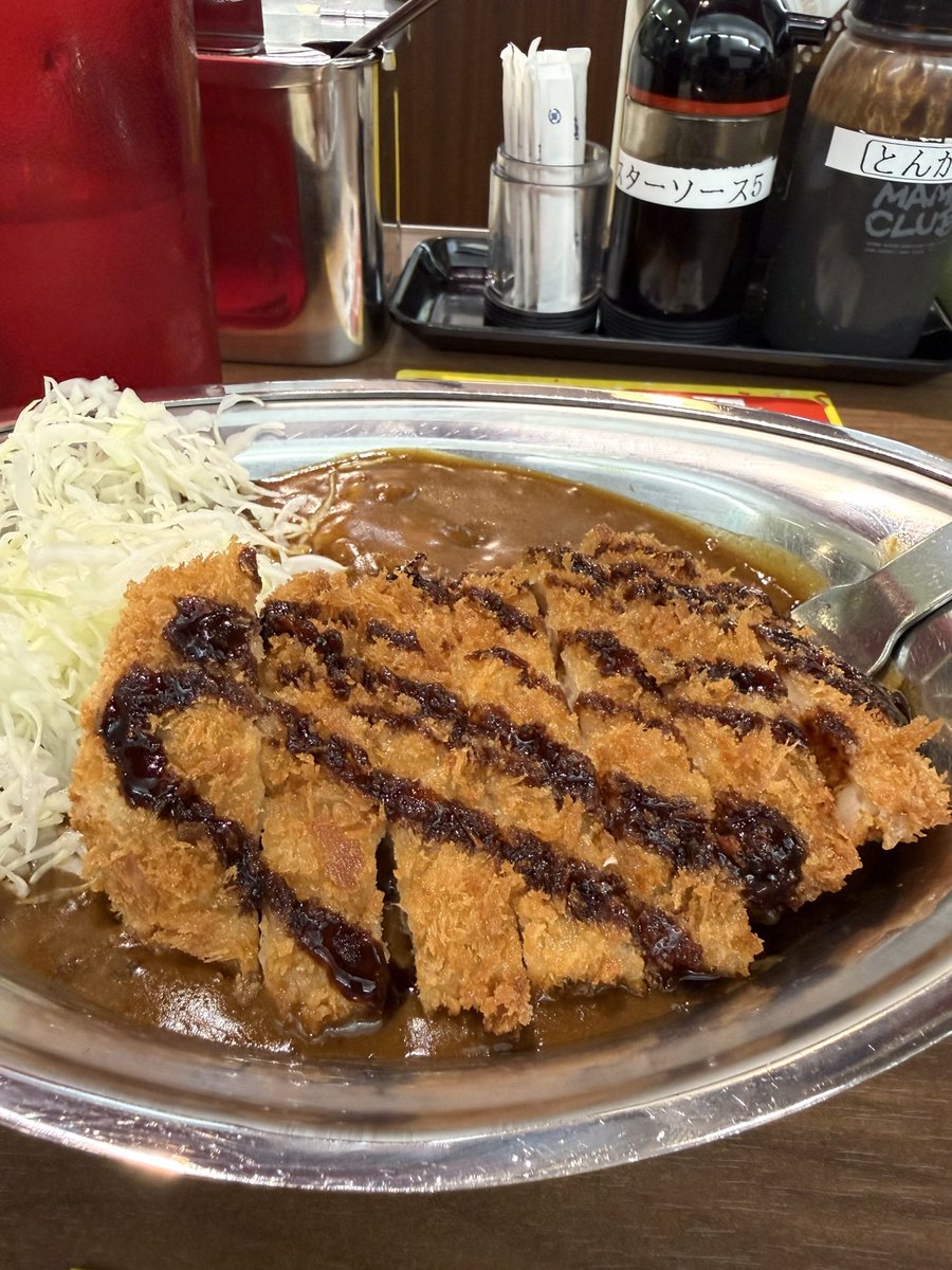 daniel5559's tweet photo. 夜はチャンピオンカレーさんにてLカツカレーをいただきました😄
今日はアニバーサリー祭で無料券プレゼントだったのでチャンカレを応援するため伺いました😁
味とボリュームはいつも通り安定です😋
次回ありがたく無料券を使わせていただきます😊
#チャンピオンカレー
#66アニバーサリー 
#66企画 https://t.co/v2CxjFB25C